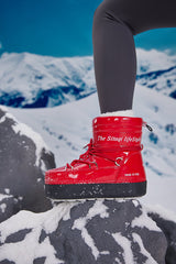 Frozen Princess | Moon Walker Water-Repellent Snow Boot - Red