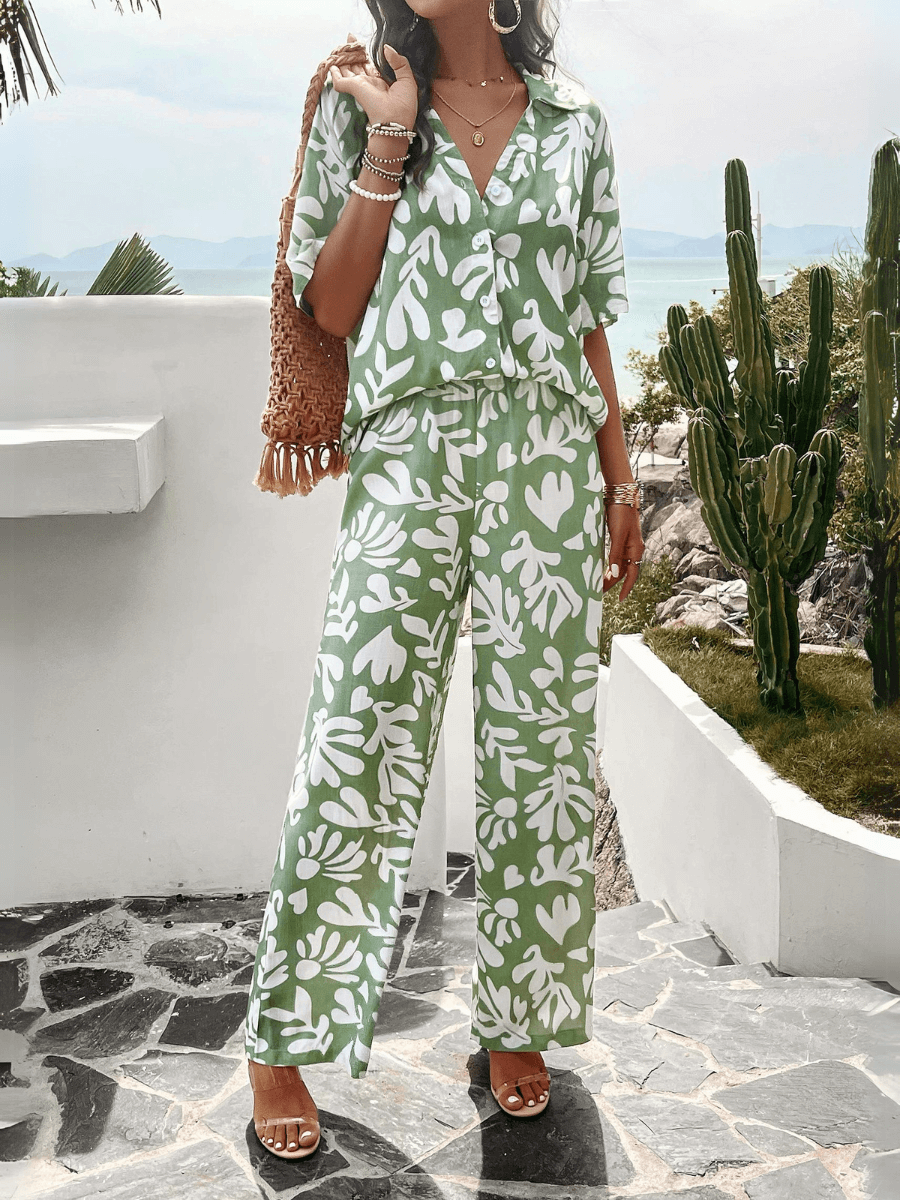 Beach Vacation Matching Set - Sage