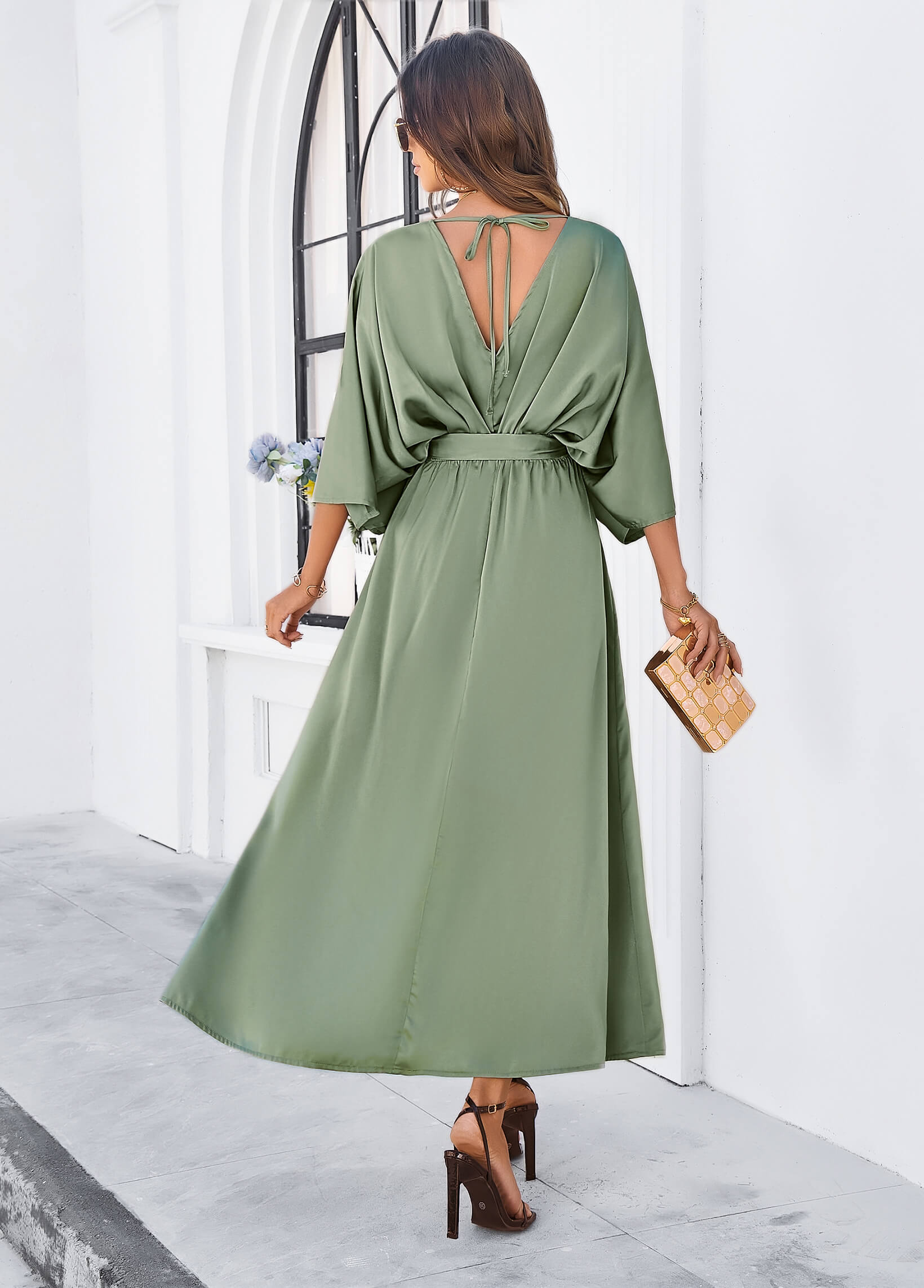 Coast Away Kimono Maxi Dress