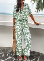 Beach Vacation Matching Set - Sage