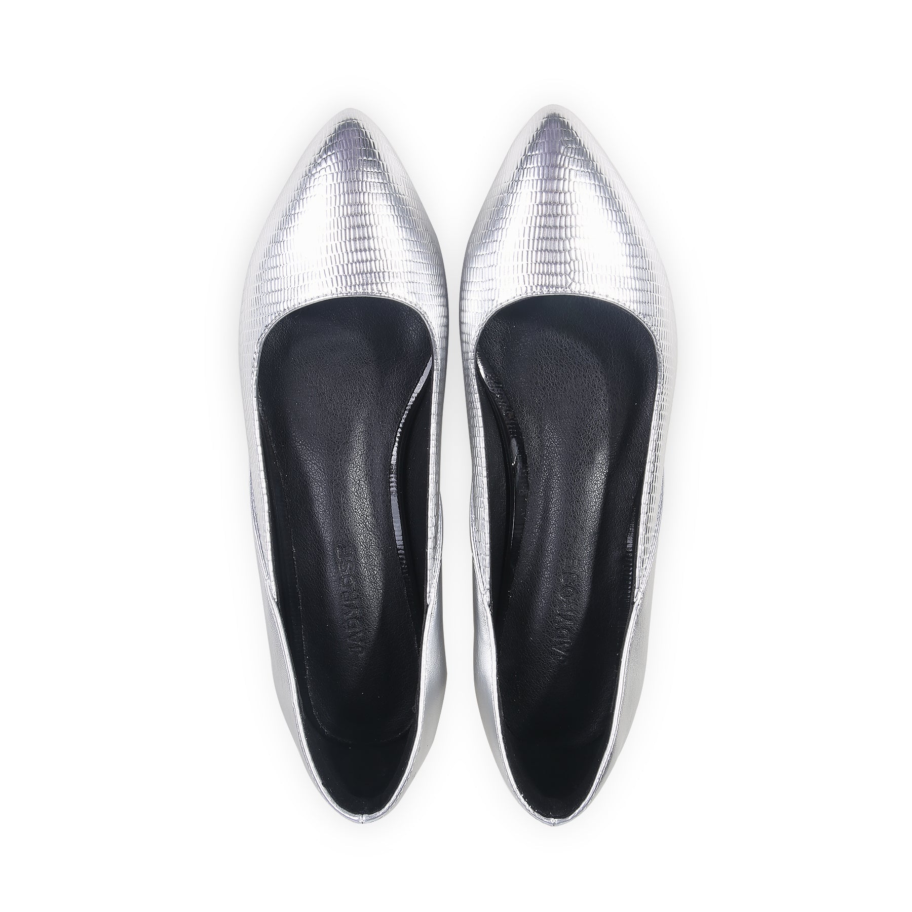 Jady Rose | Wanda Leather Pump - Silver