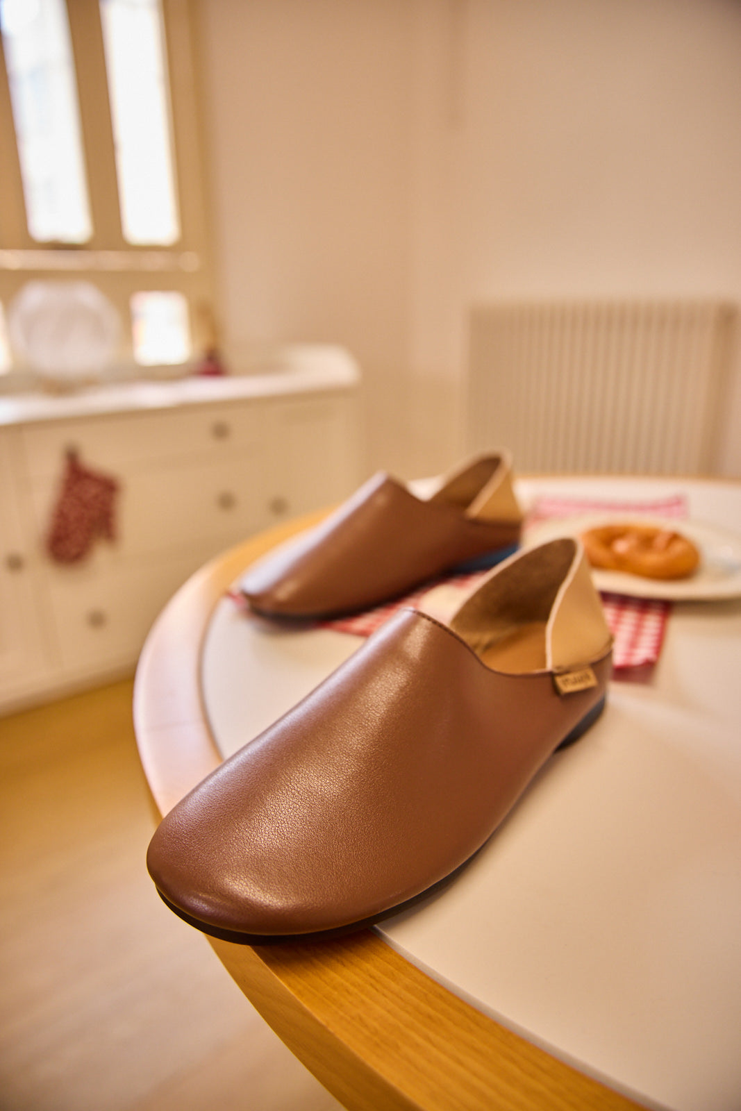 Rumour Has It | Livia Leather Flats - Tan