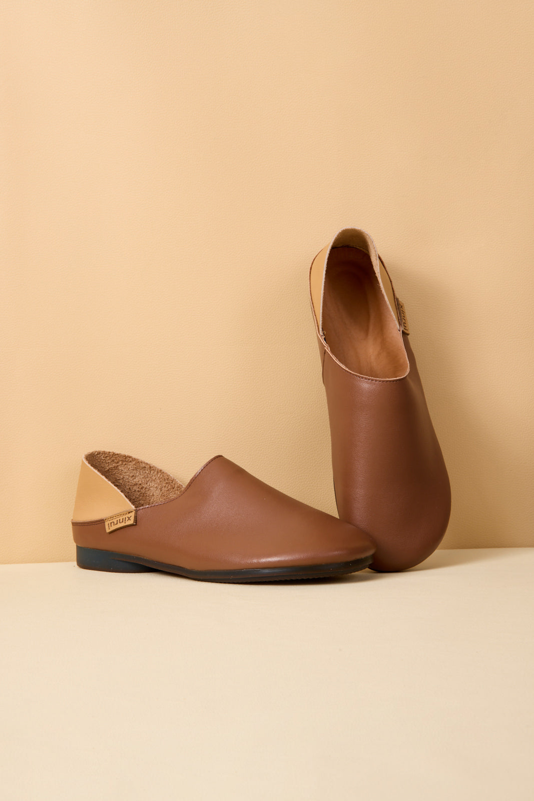 Rumour Has It | Livia Leather Flats - Tan