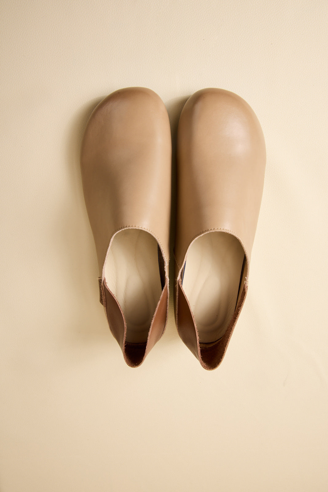 Rumour Has It | Livia Leather Flats - Taupe