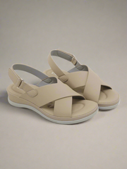 Siketu | Norina Cushioned Slingback Sandal - Taupe