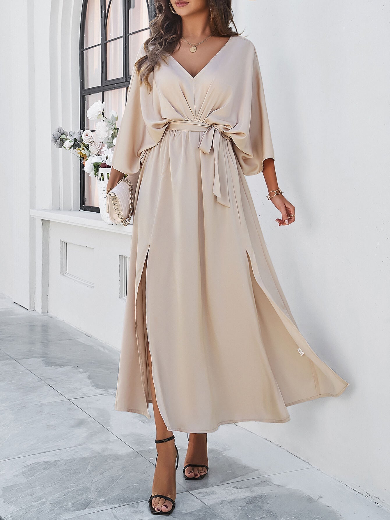 Coast Away Kimono Maxi Dress