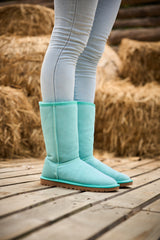 SMAIBULUN Ugg | Classic Suede Mid-Length boots - Turquoise