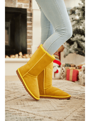 SMAIBULUN Ugg | Classic Suede Mid-Length boots - Yellow