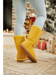 SMAIBULUN Ugg | Classic Suede Mid-Length boots - Yellow