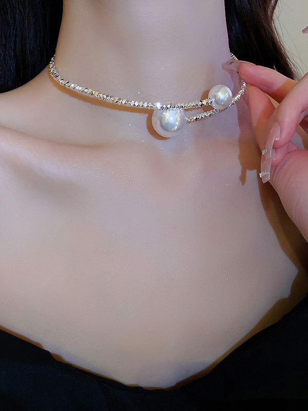 Imitation Pearl Stylish Selection Necklaces Accessories