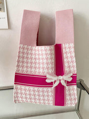 Printed Bags Accessories Woven Handbag