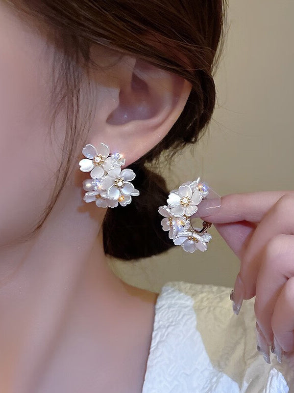 Normcore Flower Shape Earrings Accessories