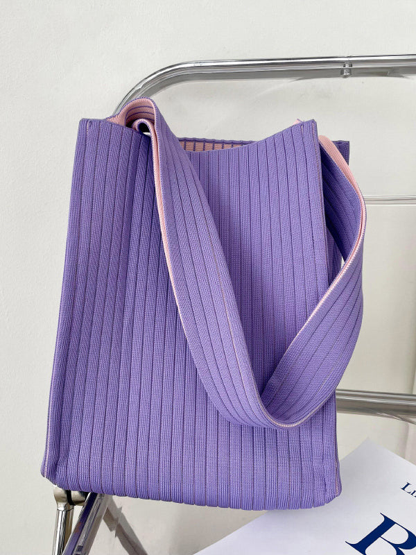 Simple Solid Color Canvas Tote Bags Accessories