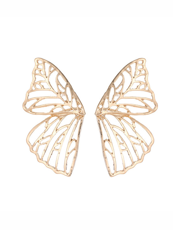 Butterfly Shape Hollow Earrings Accessories