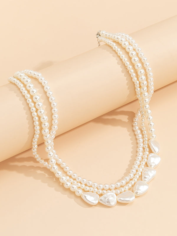 Original Vintage Multi-Layered Pearl Necklace