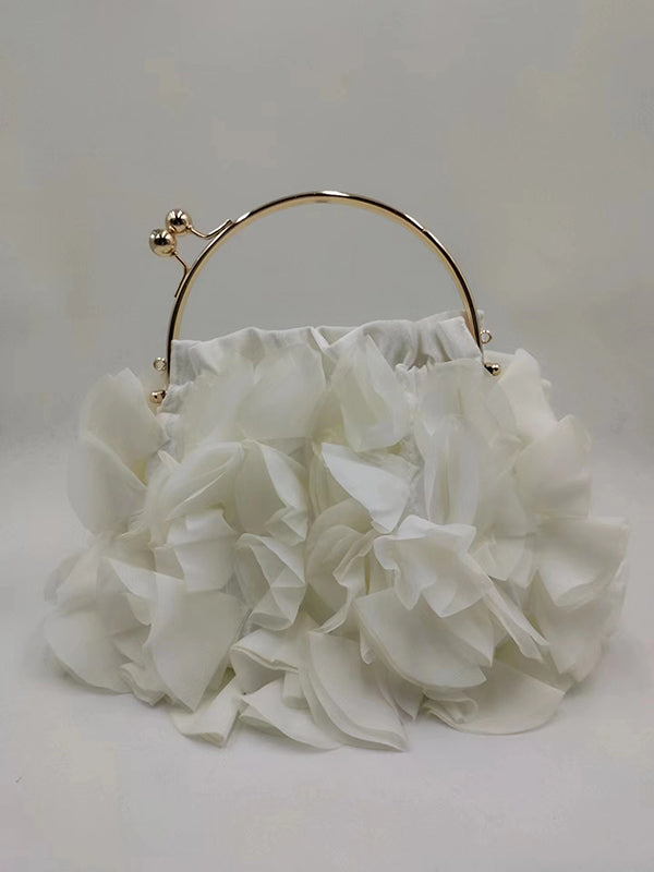 Three-Dimensional Flower Handbags