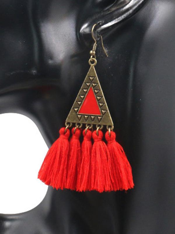 5 Colors Tassels Earrings Accessories