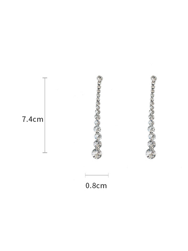 Original Statement Rhinestone Earrings