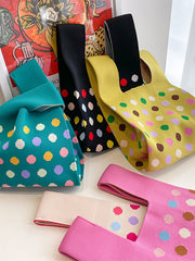 Multi-Colored Polka Dot Bags Handbags