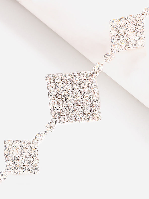 Rhinestone Rhombus Body Chain Accessories