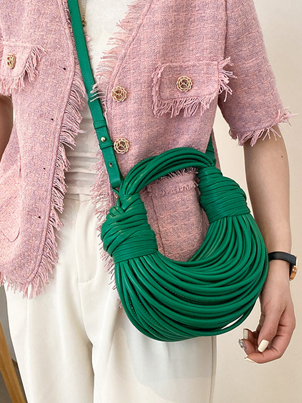 Accesorios De Bolsos Con Borlas De Color Sólido De Moda 