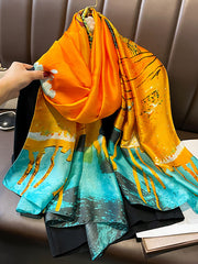 Printed Sun Protection Shawl&Scarf