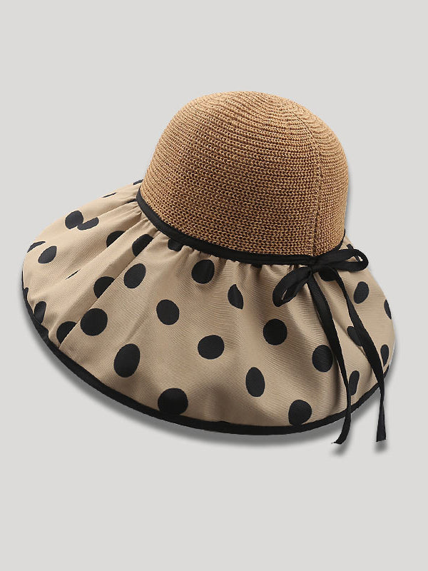 Original Sun Protection Polka-Dot Fisherman Hat