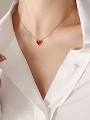 Simple  Geometric Heart Shape Necklaces Accessories