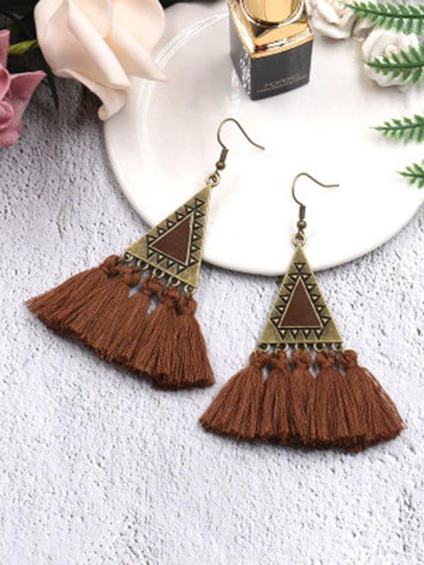 5 Colors Tassels Earrings Accessories