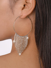 Geometric Tasseled Earrings Accessories