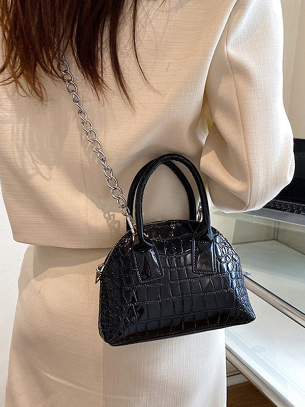 PU Chains Shoulder Bag Handbag