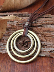 Retro Rings Necklace