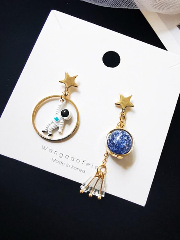 Spaceman Dissymmetry Earrings