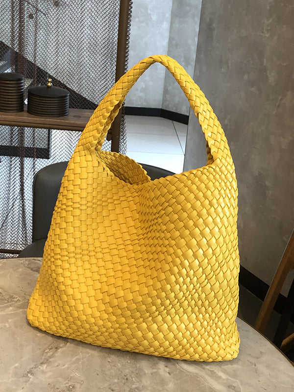 Bolsos tejidos de color liso Bolsos 