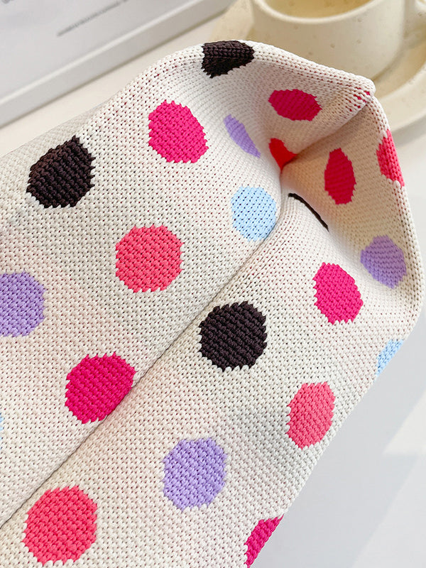 Multi-Colored Polka Dot Bags Handbags