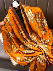 Flower Print Sun Protection Shawl&Scarf