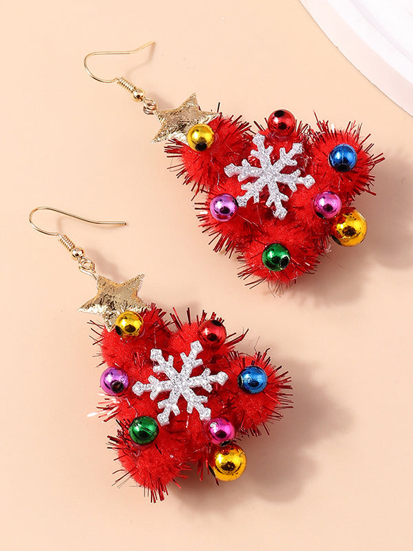 Christmas Tree Earrings Accessories