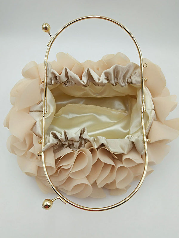 Three-Dimensional Flower Handbags