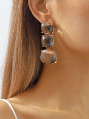 Geometric Drop Earrings Earrings Accessories