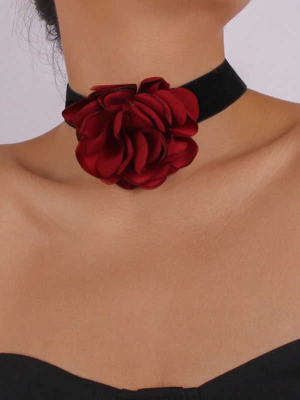 Accesorios para collares con forma de flor 