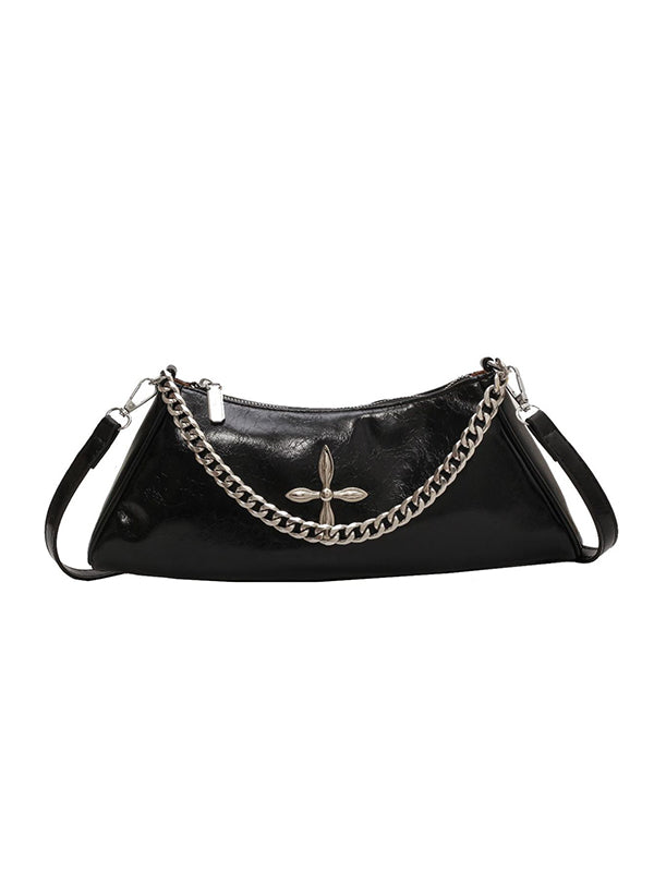 Chains Geometric Shoulder Bags Crossbody Bags