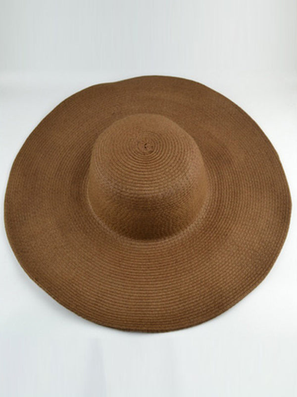 Simple Casual Vacation 10 Colors Wide Brim Hat