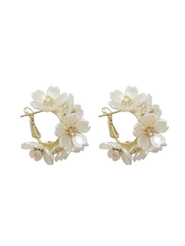 Normcore Flower Shape Earrings Accessories