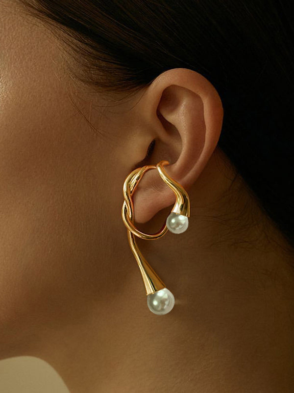 Normcore Asymmetric Geometric Ear Clip