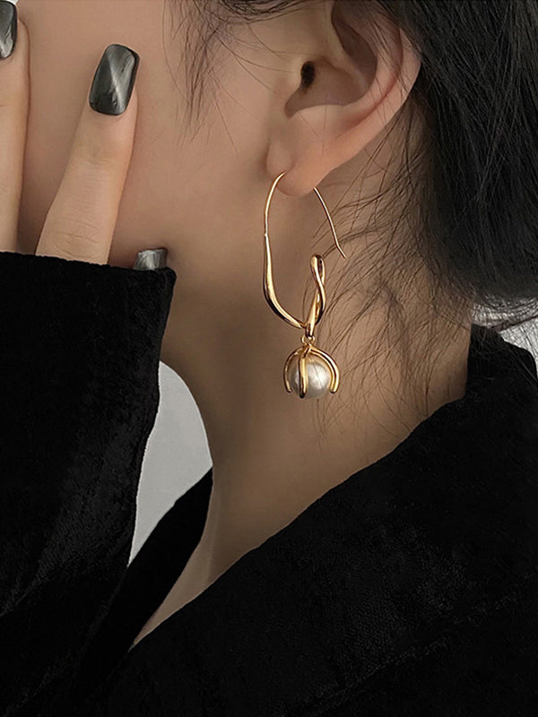 Geometric Drop Earrings