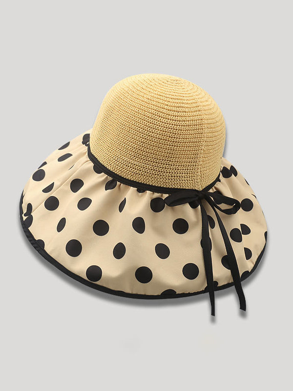 Original Sun Protection Polka-Dot Fisherman Hat