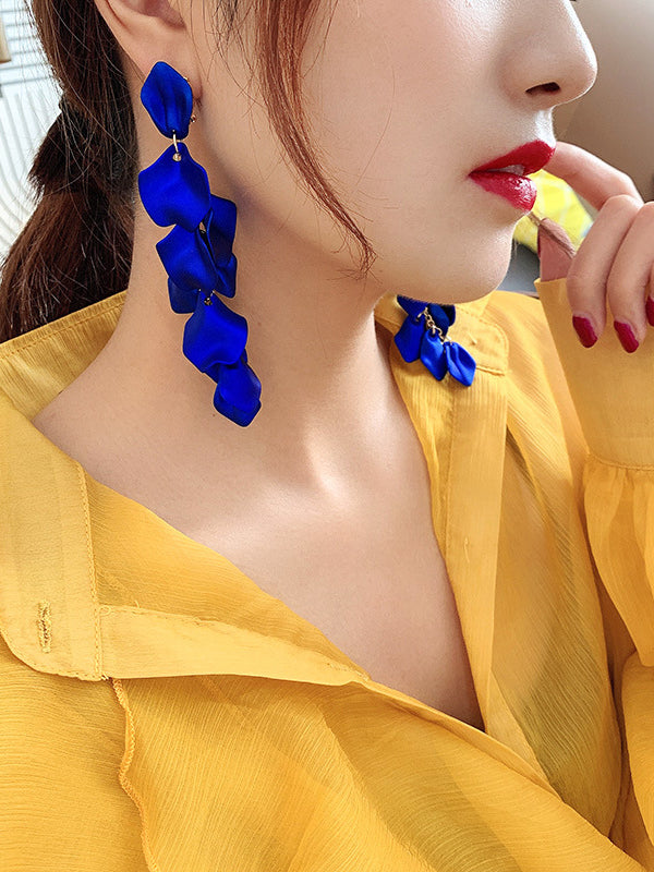 Stylish Tasseled Acrylic Earrings Accessories