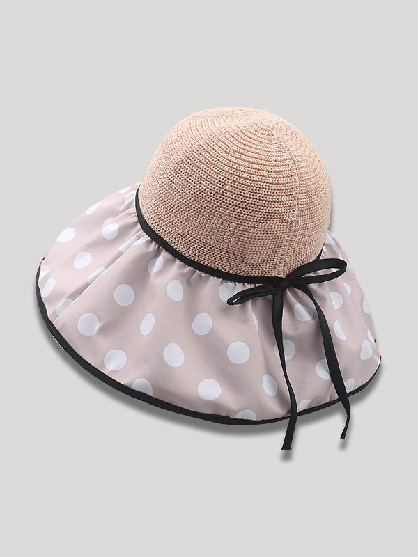 Original Sun Protection Polka-Dot Fisherman Hat