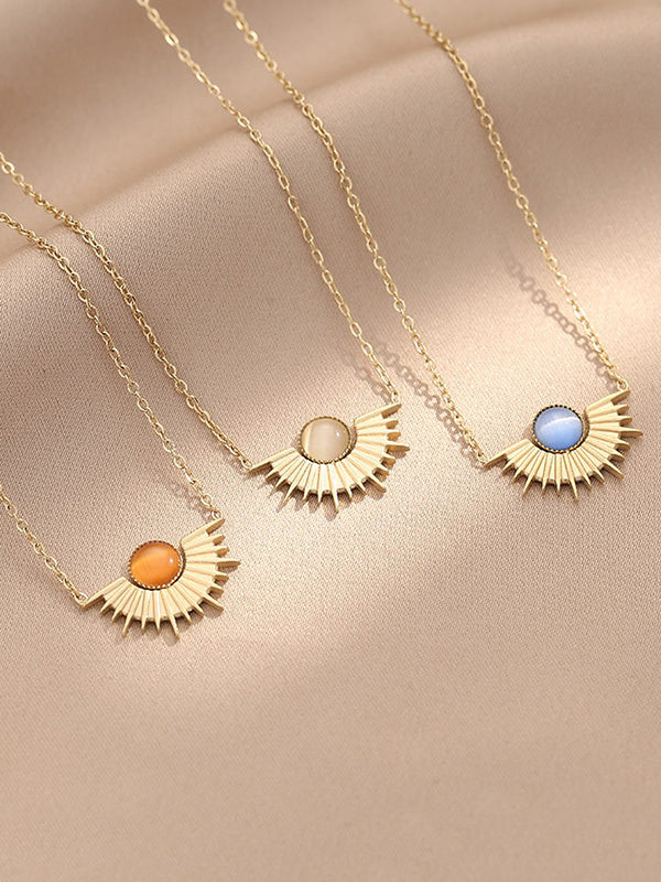 Classic Geometric Rhinestone Necklaces Accessories