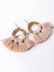 Tasseled Knitting Bohemia Earrings